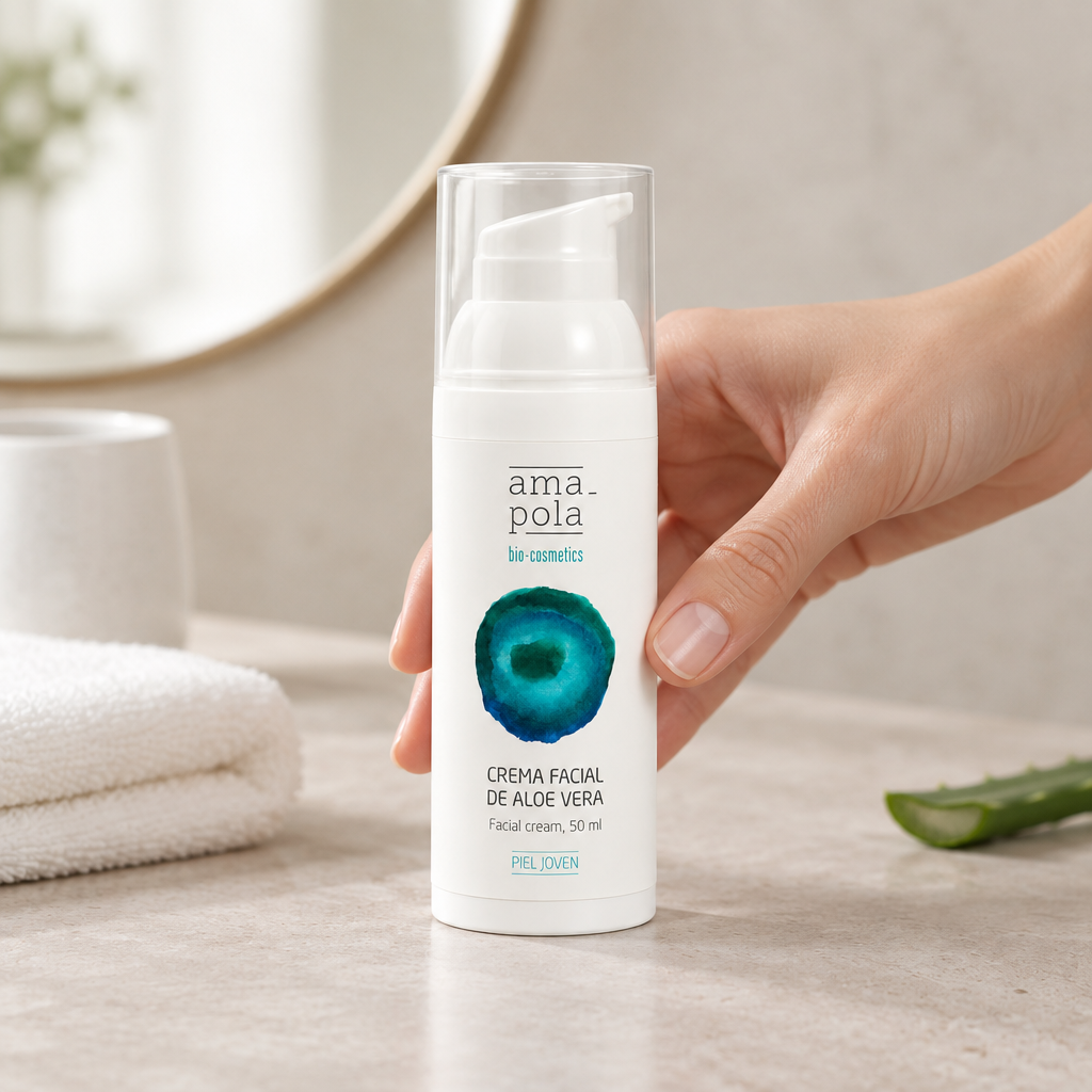 Amapola Crema facial de Aloe Vera 50ml
