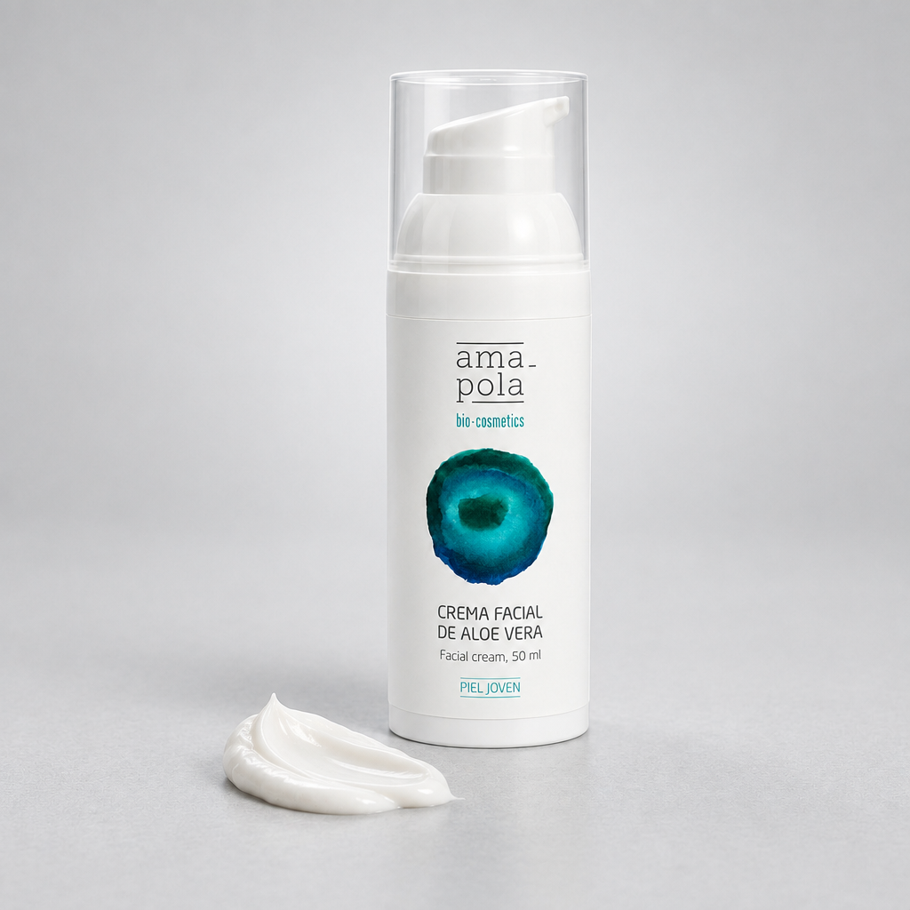 Amapola Crema facial de Aloe Vera 50ml