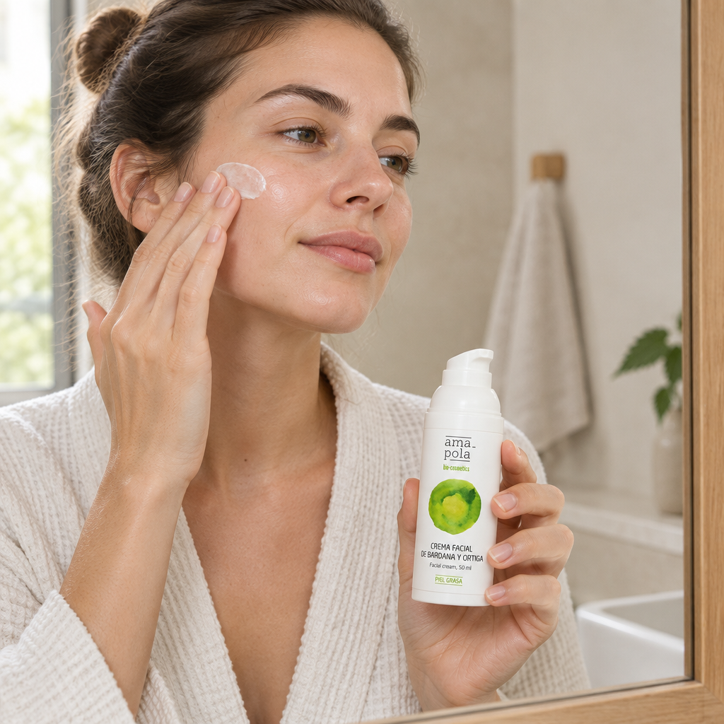 Amapola Crema facial de Bardana y Ortiga 50ml