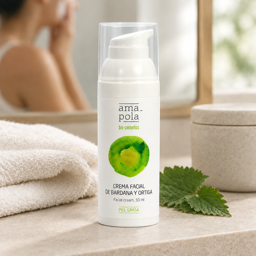 Amapola Crema facial de Bardana y Ortiga 50ml