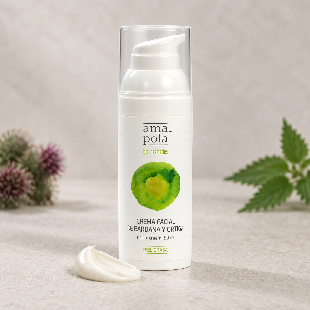 Amapola Crema facial de Bardana y Ortiga 50ml