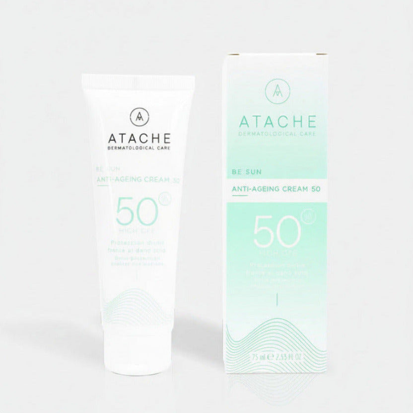 Crema solare anti-età Atache Be Sun SPF 50+ 75ml - ATACHE - cosmetici naturali
