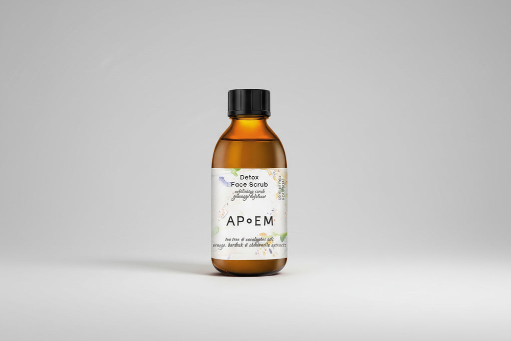 Apoem Exfoliante Facial Detox Face Scrub con Arbol de Te y Eucalipto 150ml - APOEM - cosmética natural