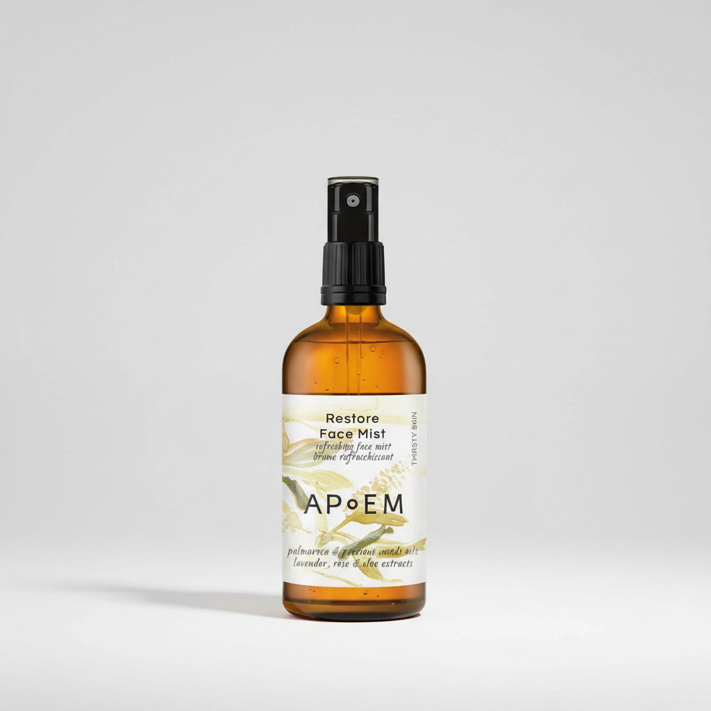 Apoem Tonico Facial Restore Face Mist con Palmarosa y Maderas Preciosas 100ml - APOEM - cosmética natural