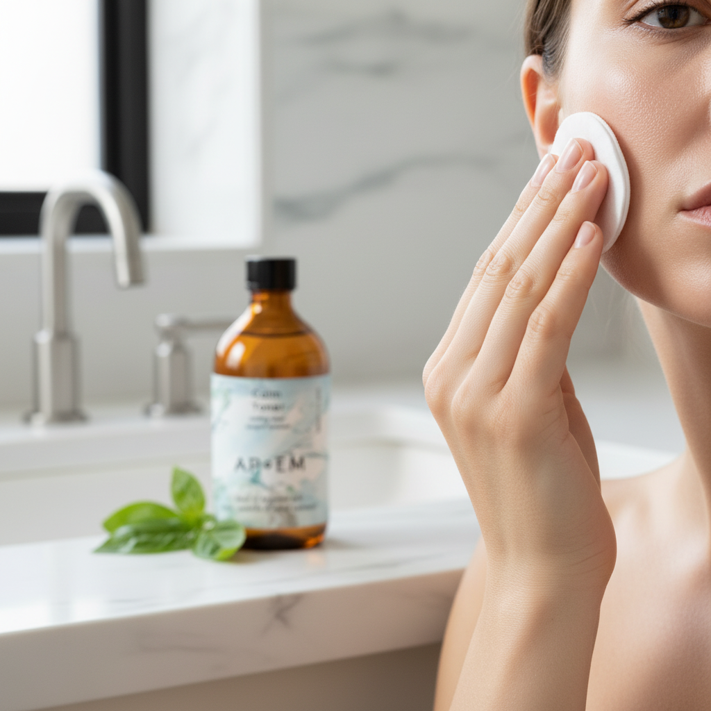 Apoem Calm Balancing Gesichtswasser mit Basilikum und Bergamotte 300ml - APOEM - Naturkosmetik