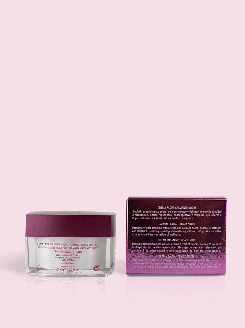 Atache Soft Derm Crema Facial Calmante de Noche para Pieles Sensibles 50ml