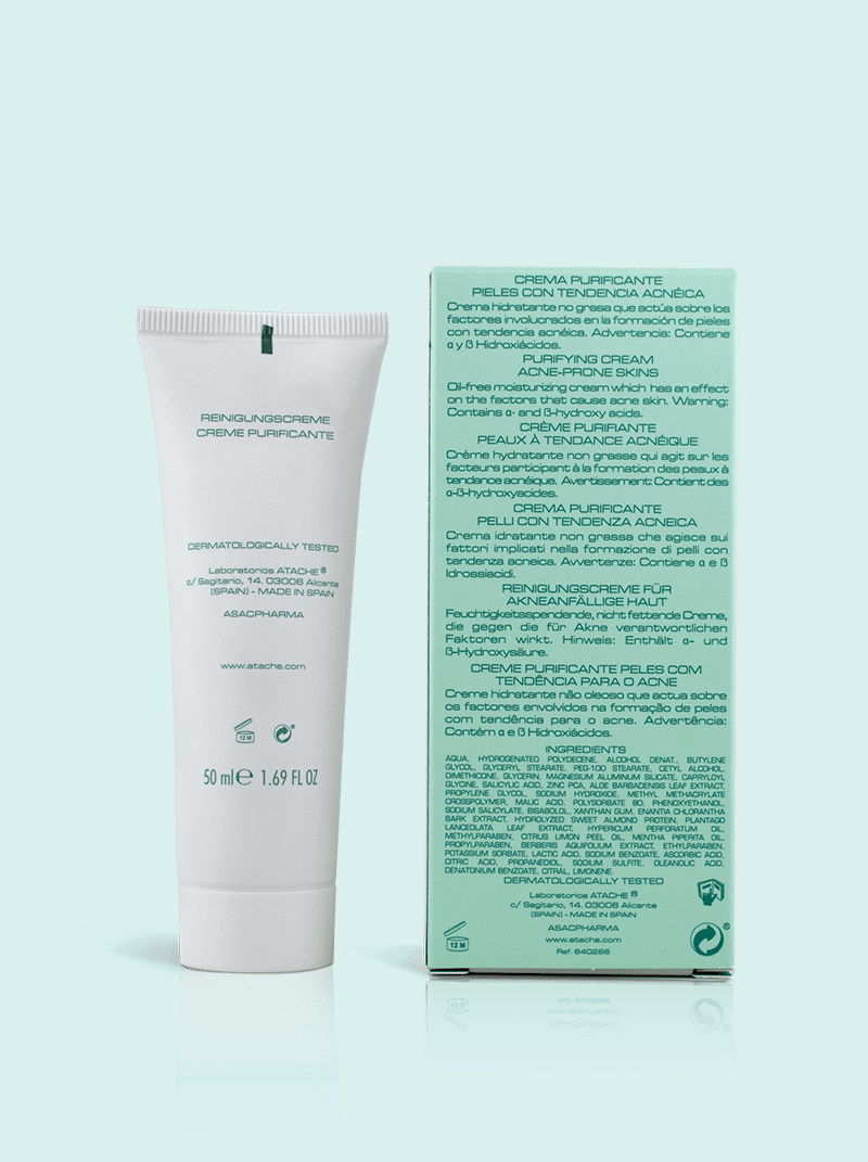 Atache Crema Facial Purificante para Pieles Mixtas-Grasas Balancing Cream I 50ml