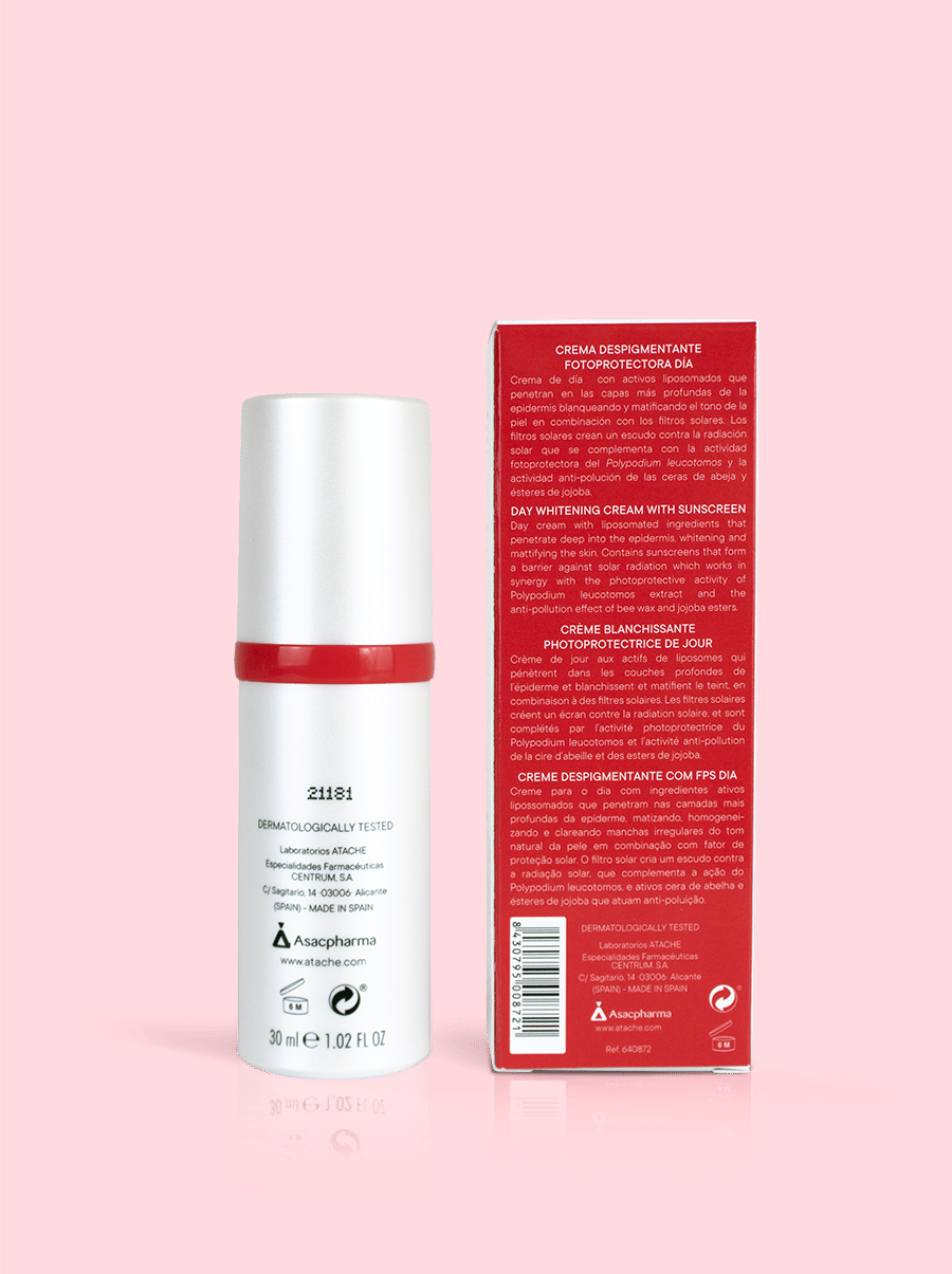 Atache Crema Facial de Día Antimanchas con Protección Solar SPF50+ 30ml