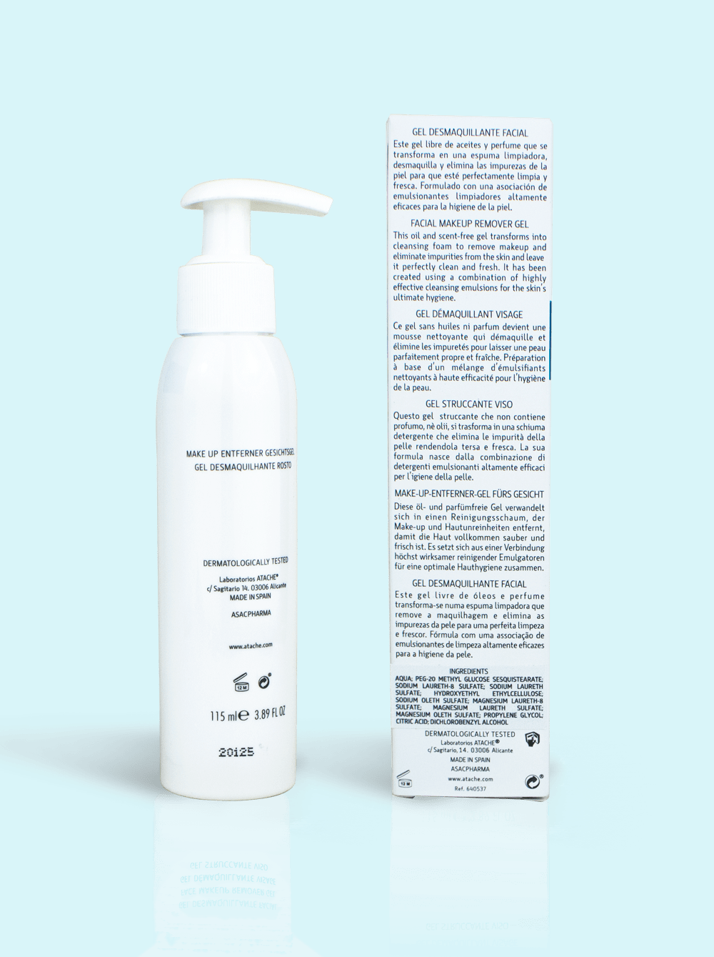 Atache Essentielle Gel Desmaquillante y Limpiador Facial
