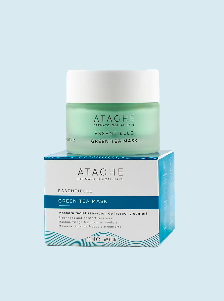 Atache Essentielle Green Tea Mask - Mascarilla Facial Anti-Edad 50ml