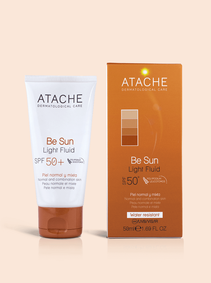Light Fluid SPF 50 de Atache, protector solar facial