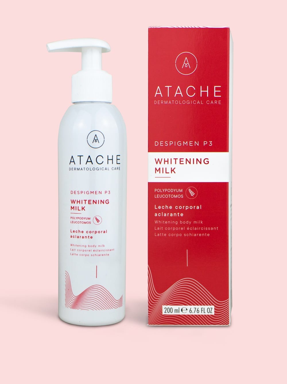 Atache Leche Despigmentante Corporal, Crema Blanqueadora 200ml