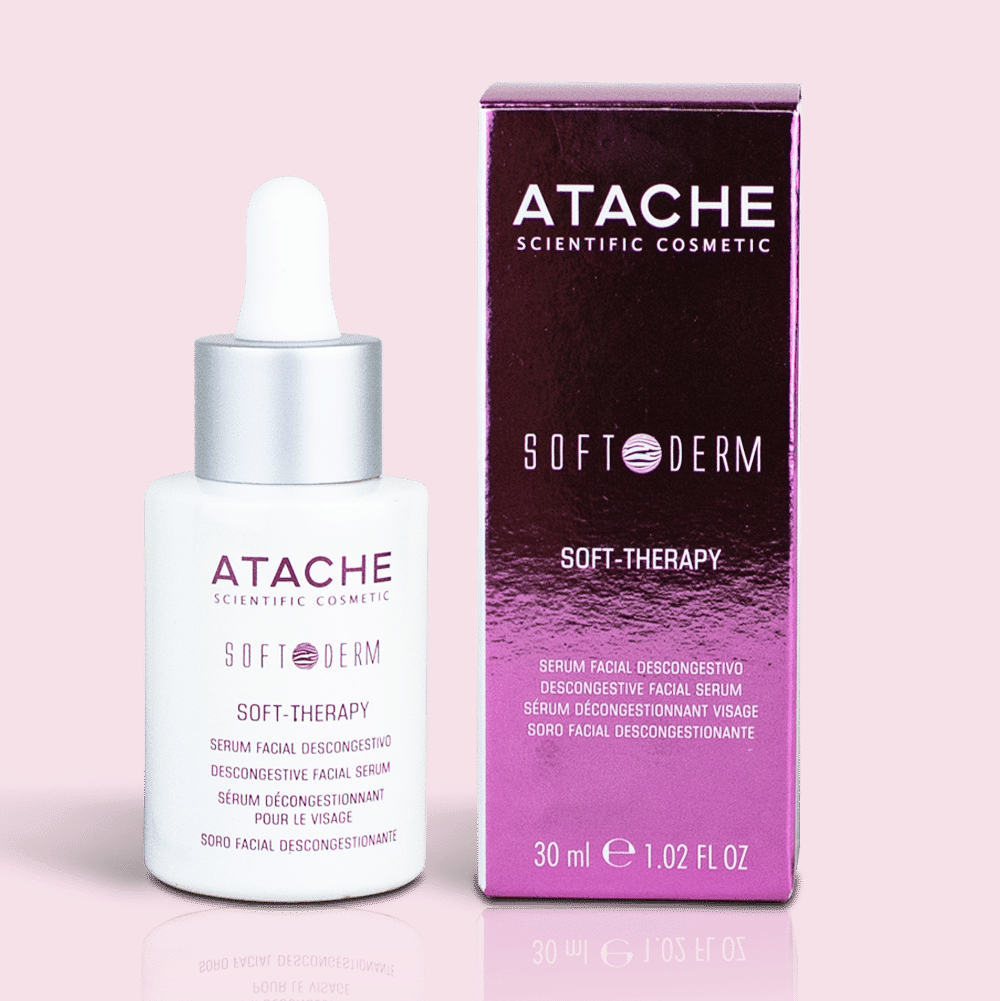 Atache Soft Derm Αποσυμφορητικός Ορός Προσώπου για Ευαίσθητο Δέρμα 30ml - ATACHE - φυσικά καλλυντικά