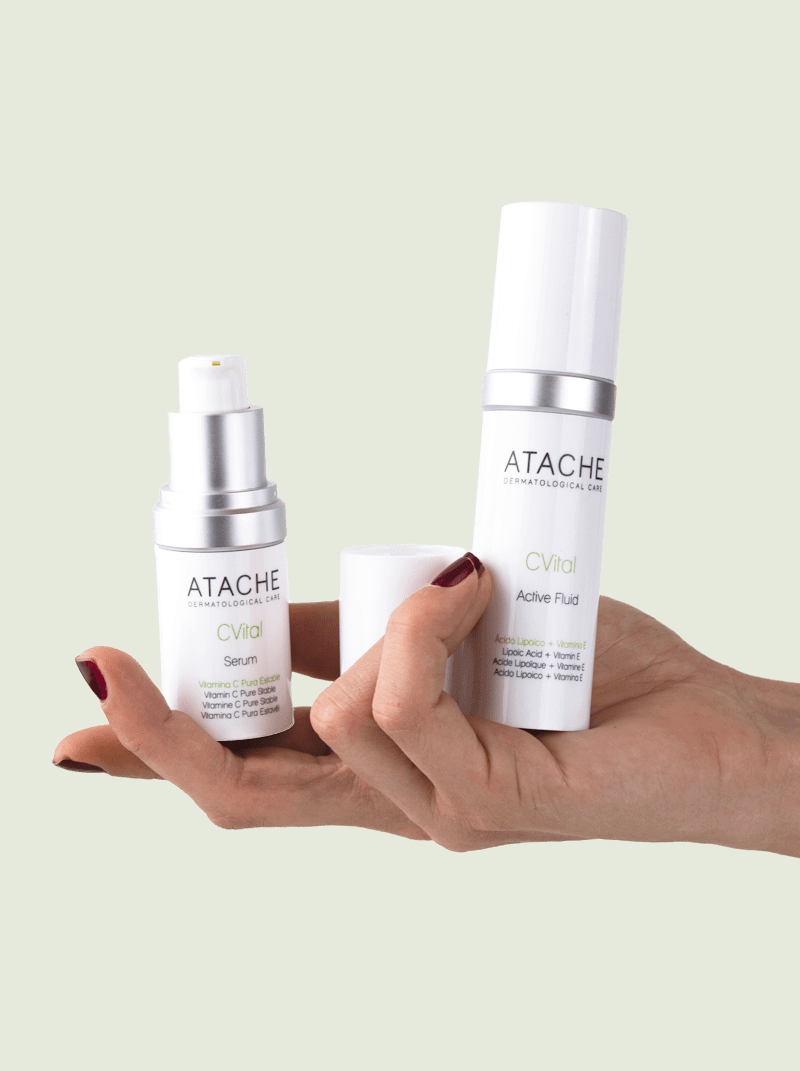 Atache CVITAL Serum Protector Biológico Triple Antioxidante con Vitamina C 15ml + 30ml
