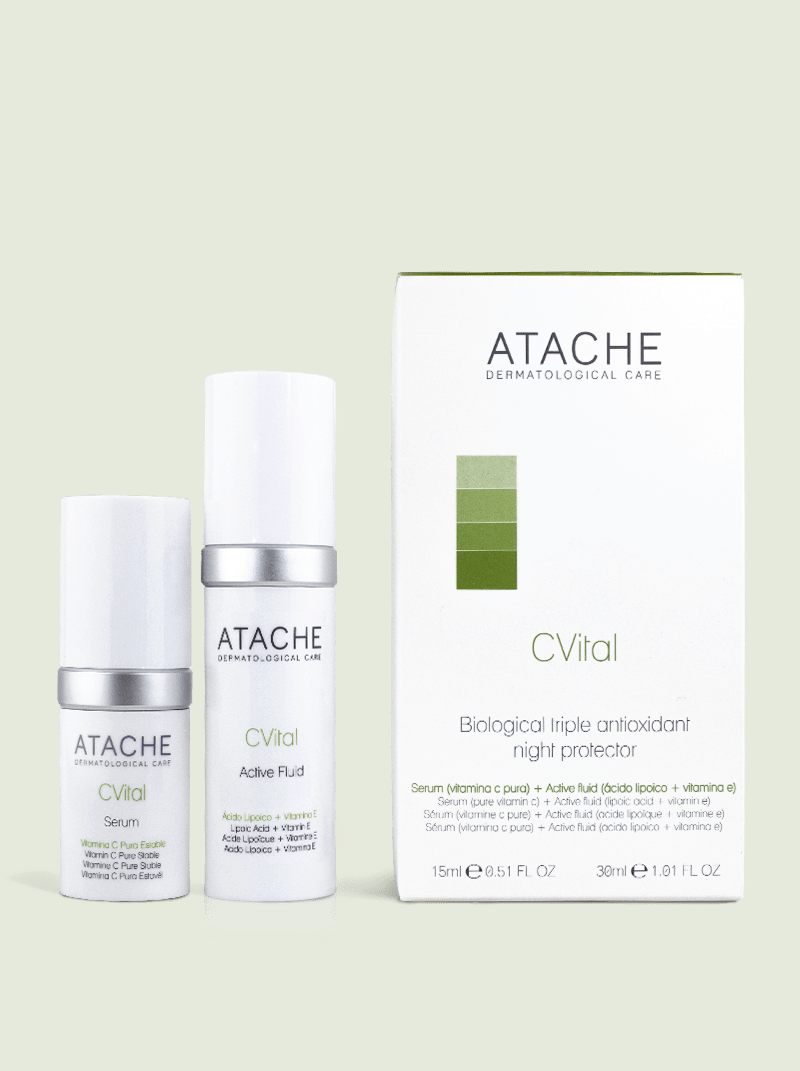 Atache CVITAL Serum Protector Biológico Triple Antioxidante con Vitamina C 15ml + 30ml