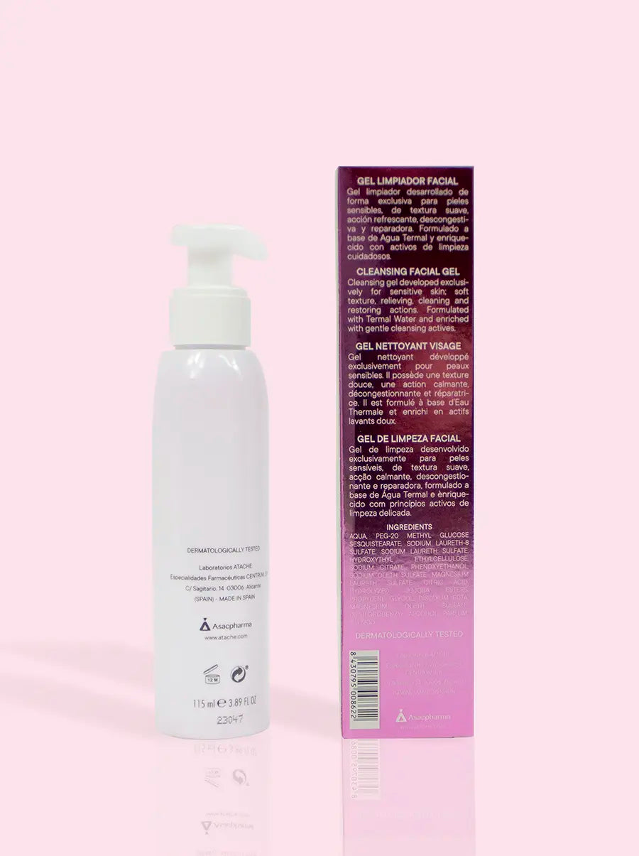 Atache Soft Derm Sensitive Cleanser - Gel Limpiador Facial para Pieles Sensibles 115ml