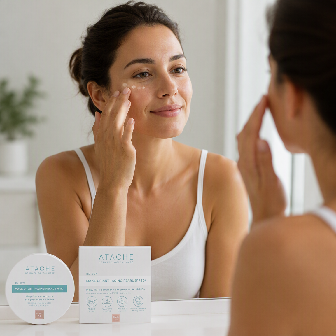 Atache Be Sun Make Up Anti-Aging Pearl Spf 50+
