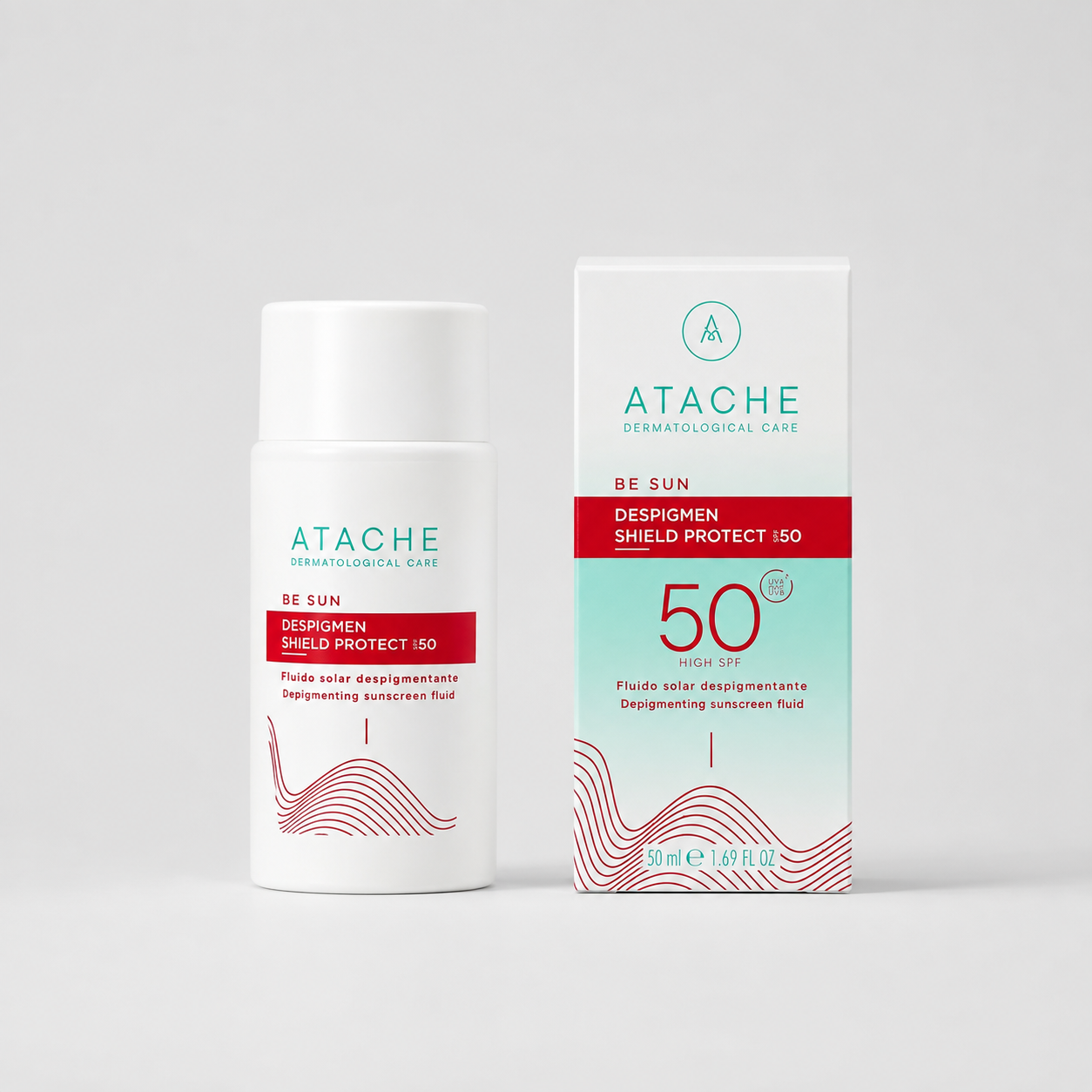 Atache Be Sun Despigmen Shield Protect SPF 50 50ml - ATACHE - cosmética natural