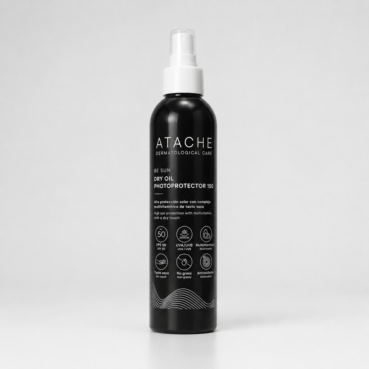 Atache Be Sun Dry Oil Photoprotector SPF 50 150ml - ATACHE - cosmética natural