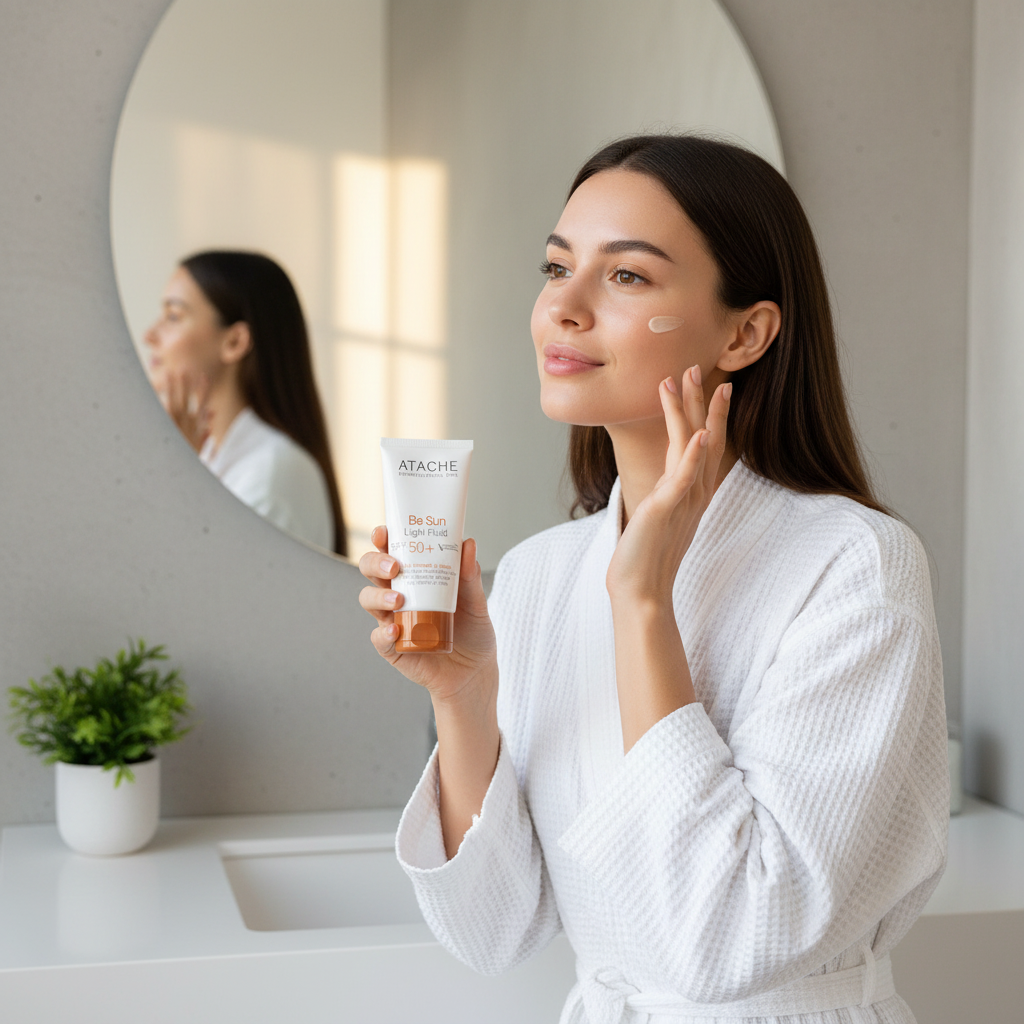 Atache Be Sun Light Fluid SPF 50+ 50ml - ATACHE - φυσικά καλλυντικά