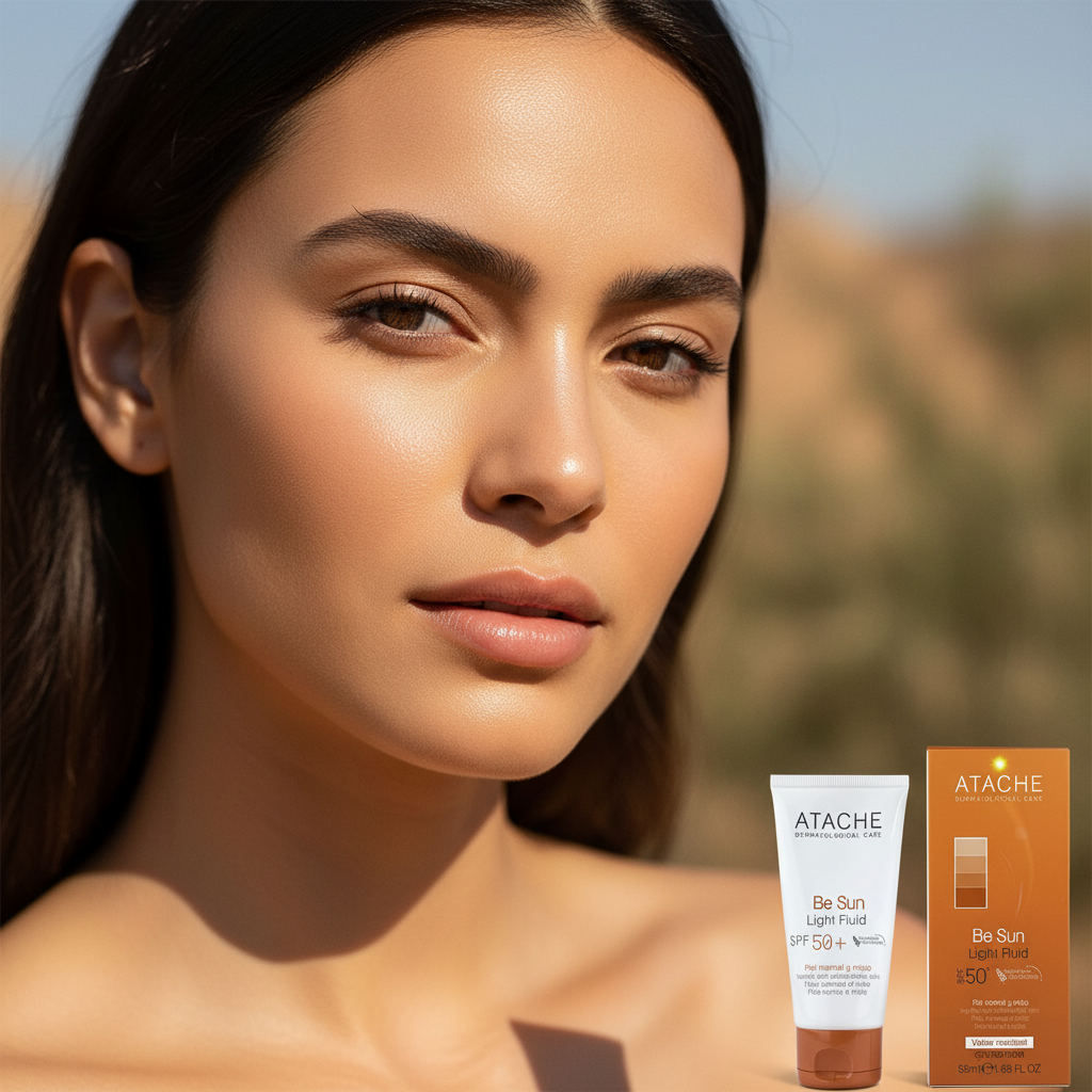 Atache Be Sun Light Fluid SPF 50+ 50ml - ATACHE - φυσικά καλλυντικά