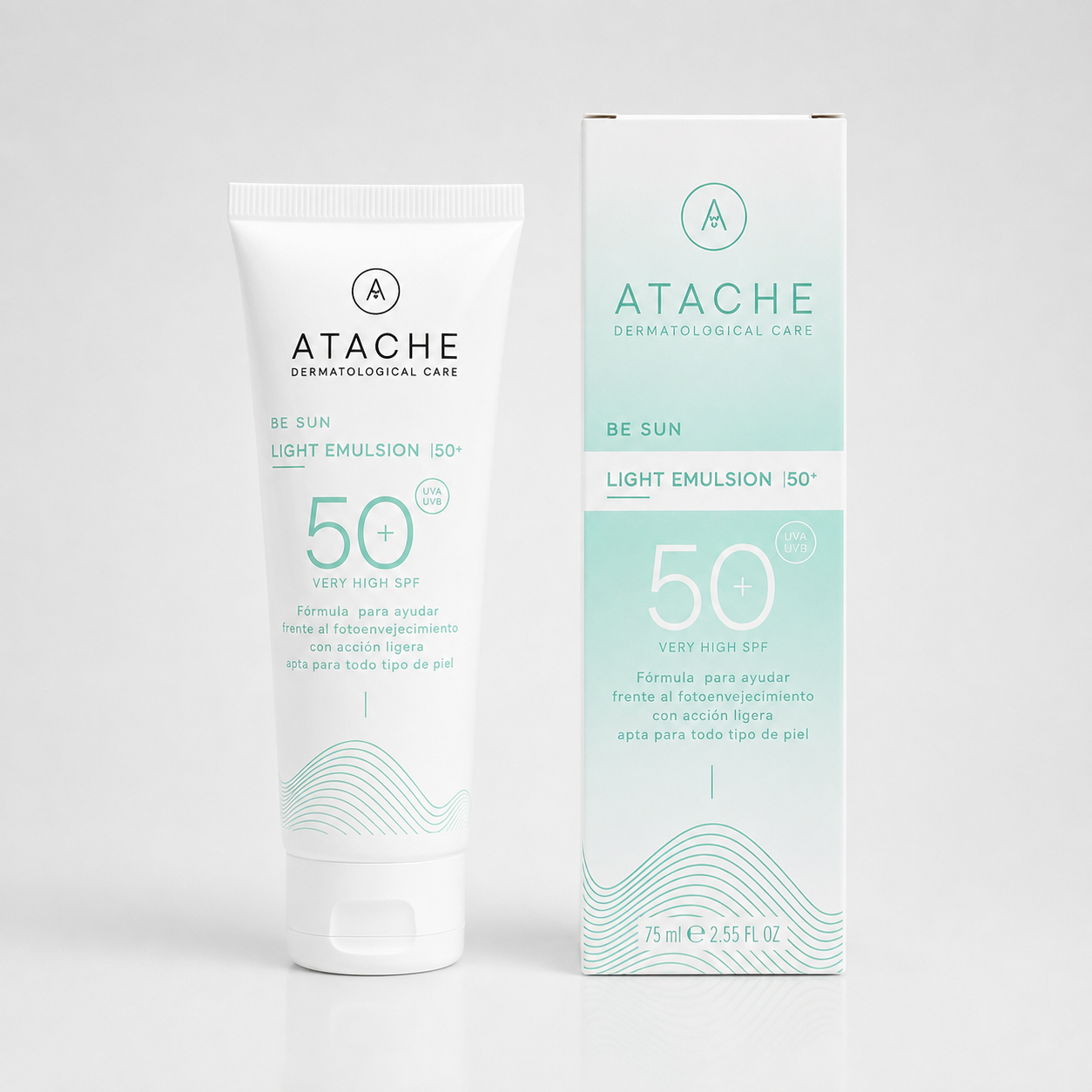 Atache Be Sun Light Emulsion SPF 50+ 75ml - ATACHE - cosmética natural