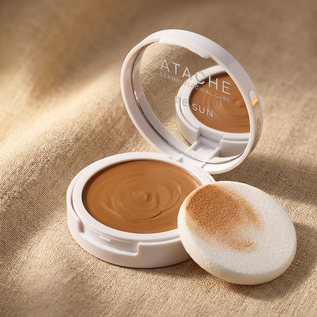 Atache Be Sun Make Up Anti-Aging Doré SPF50+ - ATACHE - cosmética natural