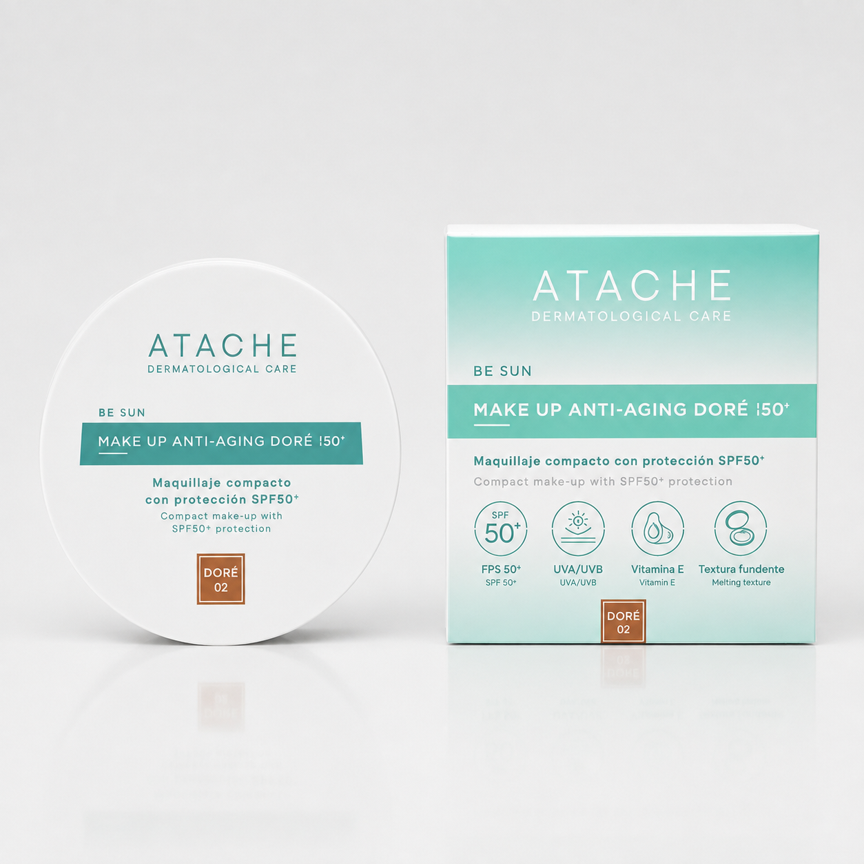 Atache Be Sun Make Up Anti-Aging Light Spf 50+ - ATACHE - cosmética natural