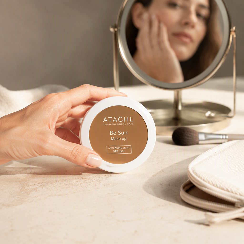 Atache Be Sun Make Up Anti-Aging Light Spf 50+ - ATACHE - cosmética natural