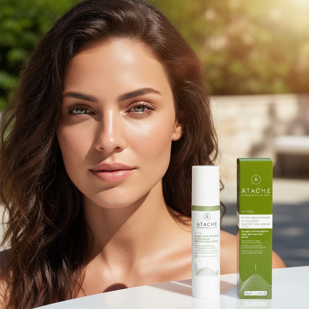 Atache CVITAL Αντιοξειδωτική Κρέμα με Αντηλιακή Προστασία BLAST C 50ml - ATACHE - φυσικά καλλυντικά