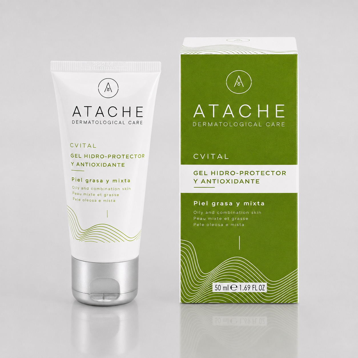 Atache CVital Gel Facial Hidro-protector y Antioxidante 50ml - ATACHE - cosmética natural