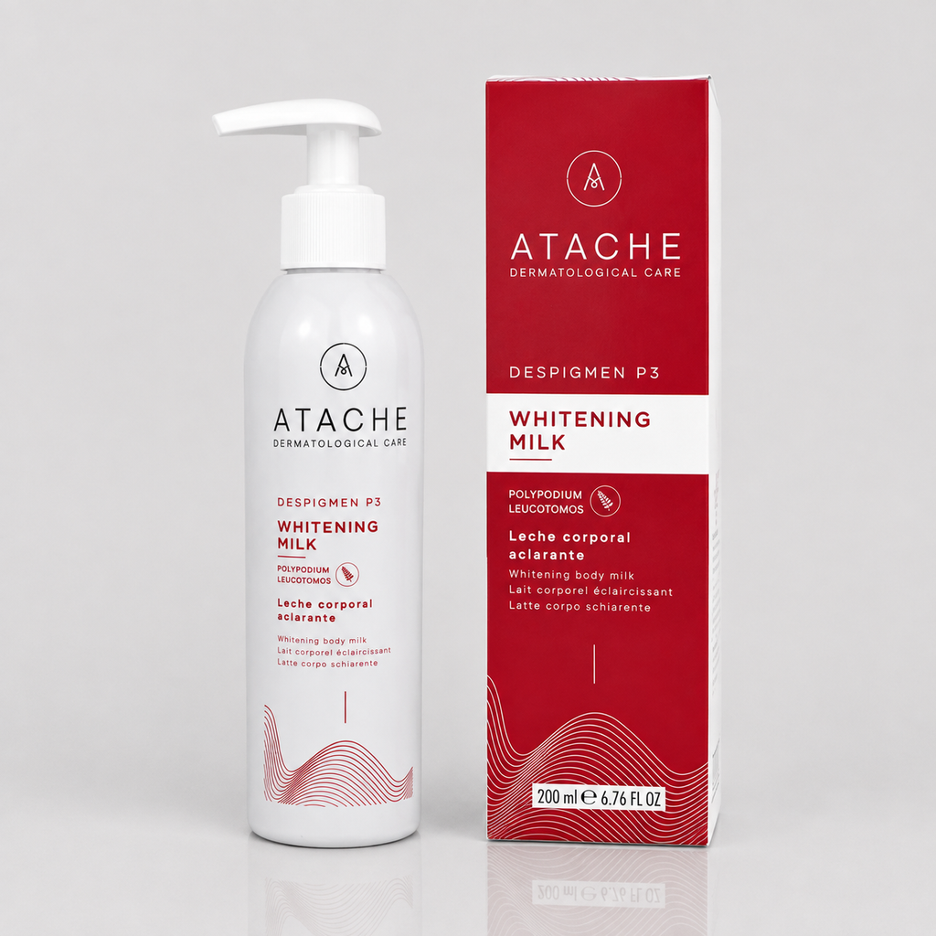 Atache Despigmen P3 Leche Despigmentante Corporal, Crema Blanqueadora 200ml - ATACHE - cosmética natural