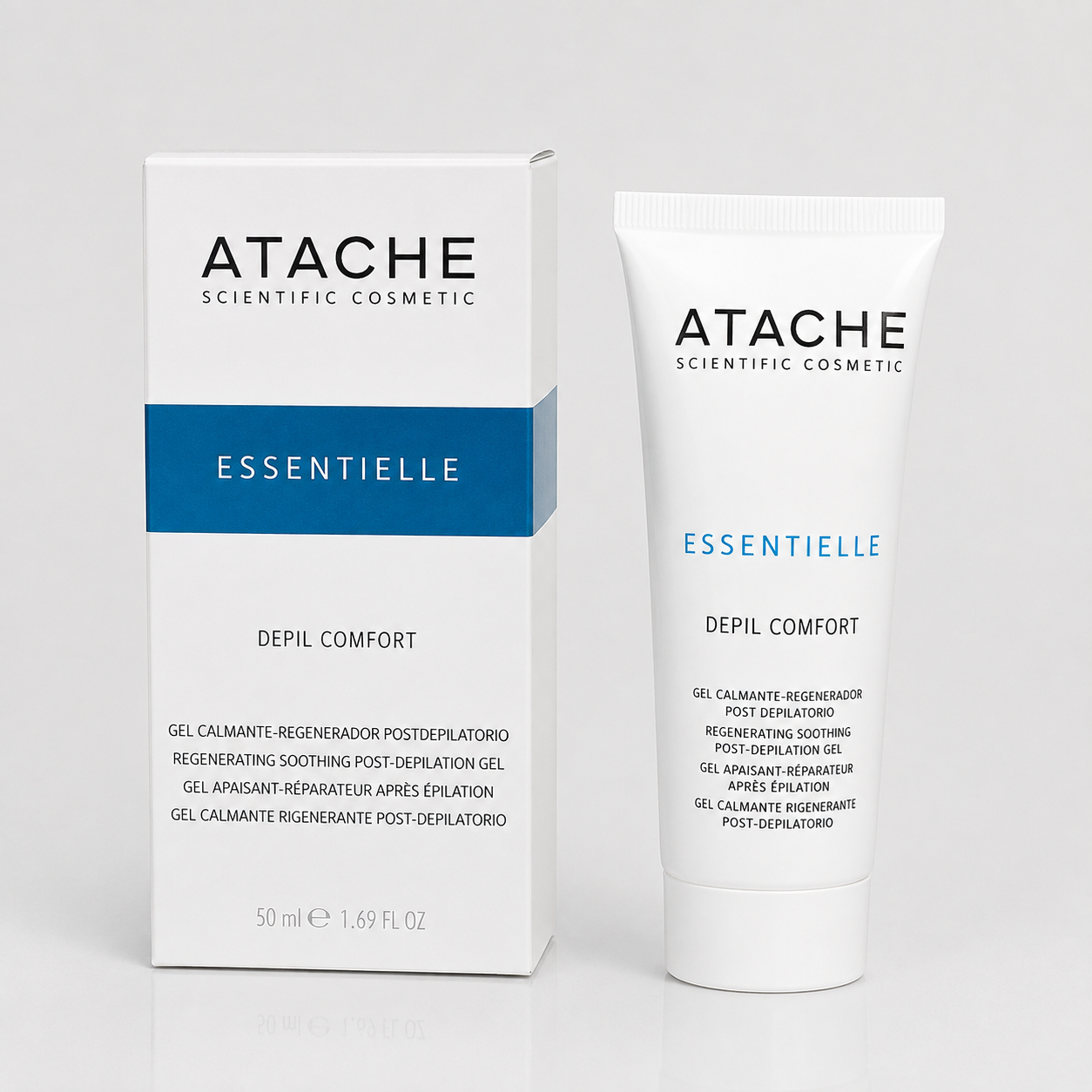 Atache Essentielle Depil Comfort umirujući, osvježavajući i regenerirajući gel 50 ml