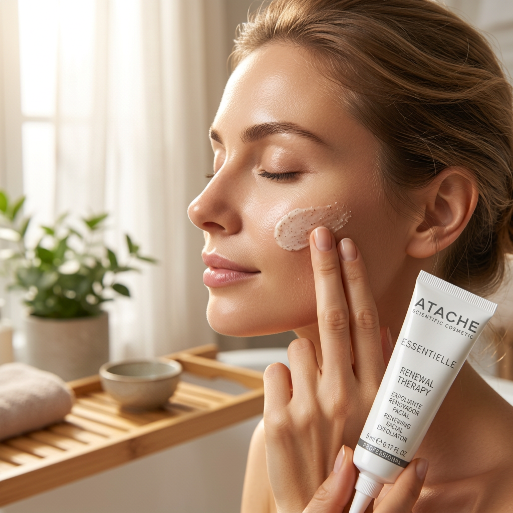 Atache Essentielle Renewal Therapy: Exfoliante Facial Renovador – iunatural