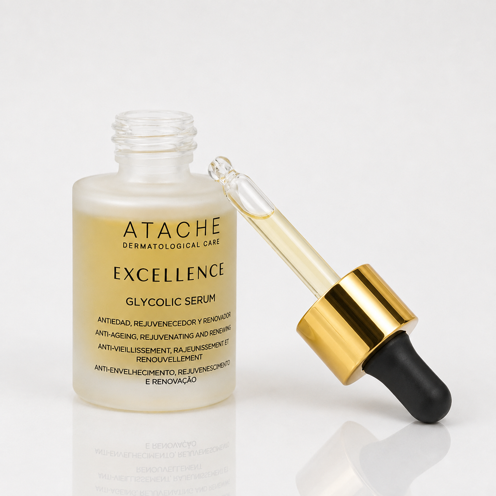 Atache Excellence Glycolic Serum Anti-Edad, Rejuvenecedor y Renovador 30ml - ATACHE - cosmética natural