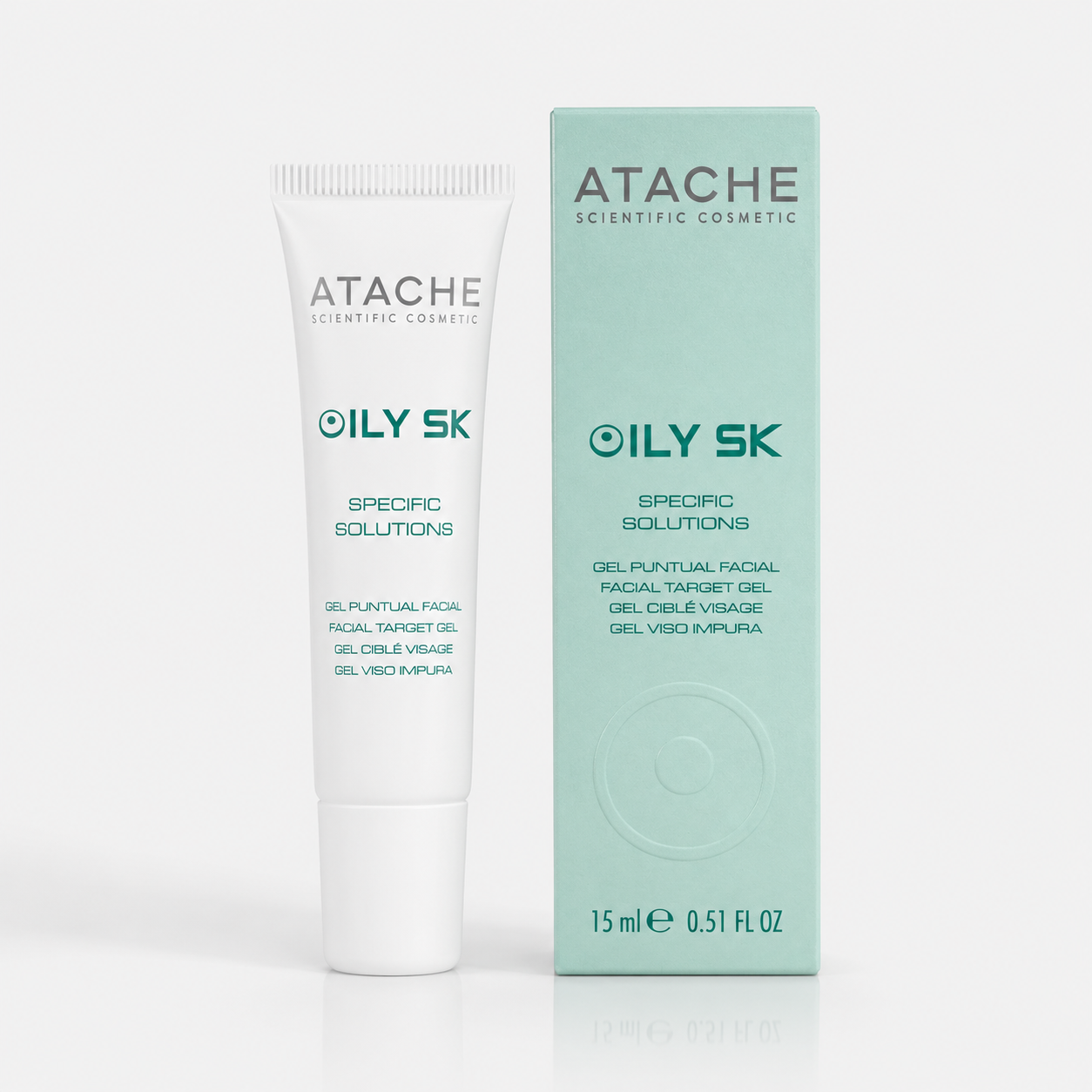 Atache Oil Sk Gel Puntual Facial para Imperfecciones - Specific Solution 15ml - ATACHE - cosmética natural