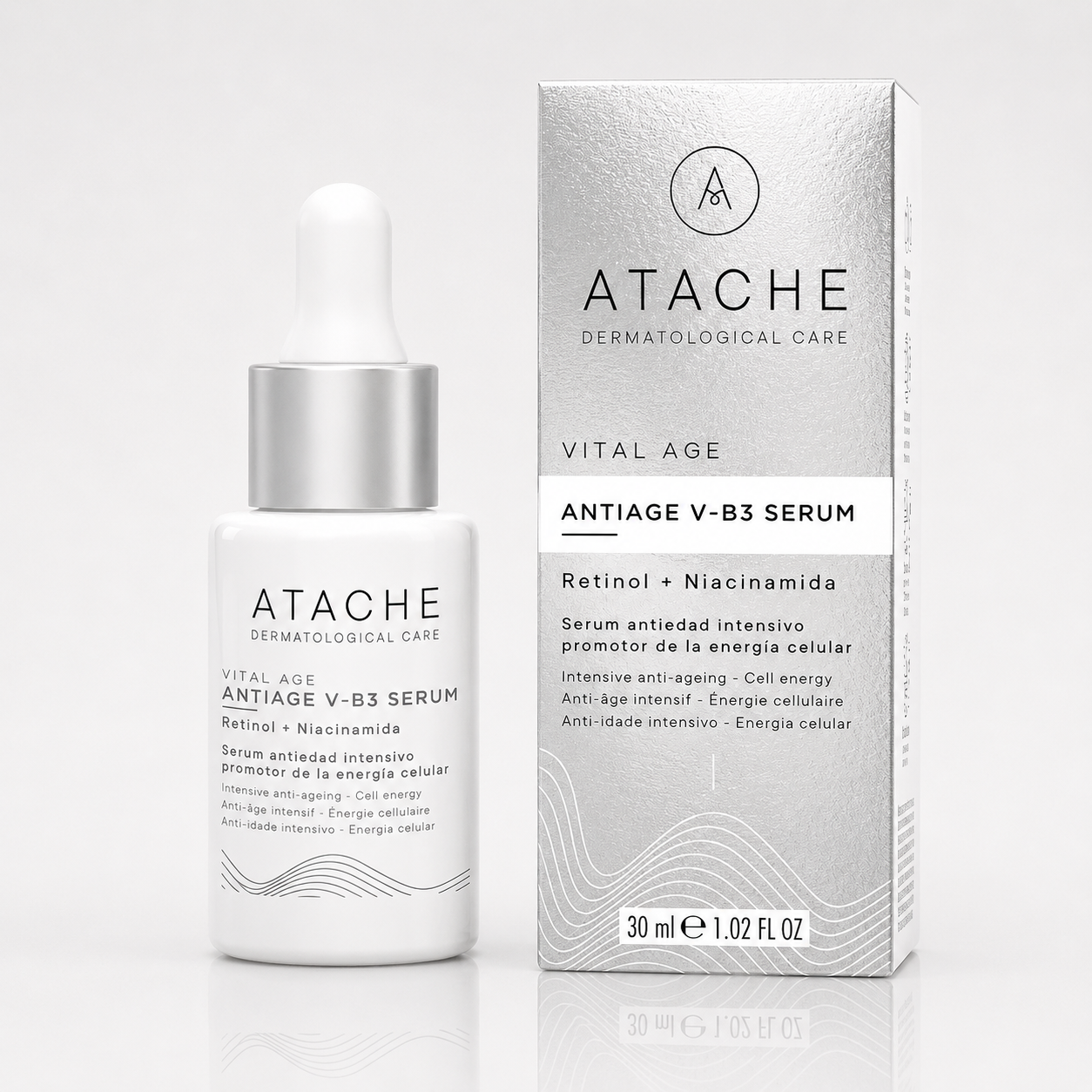 Atache Vital Age VB_3 Serum Anti-Edad Intensivo: Retinol + Niacinamida 30ml - ATACHE - cosmética natural