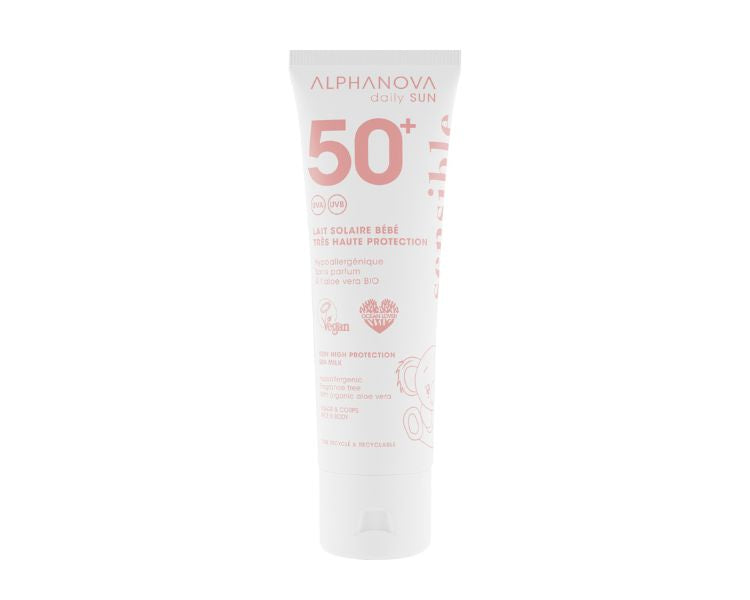 Alphanova Sun Leche Solar Bebé SPF50+ 50ml - ALPHANOVA - cosmética