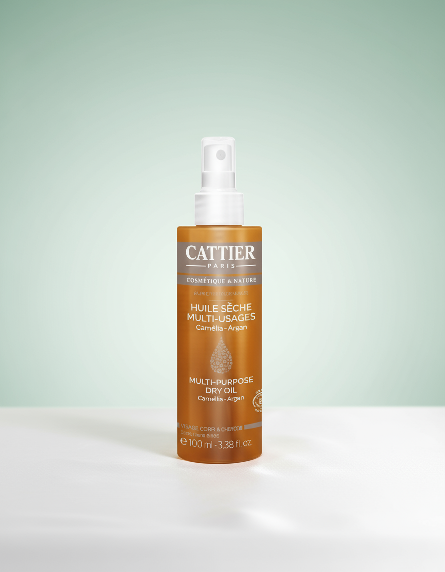 Cattier Aceite Seco Multiusos para Cuerpo, Cara y Cabello Sublime Alchimie 100ml