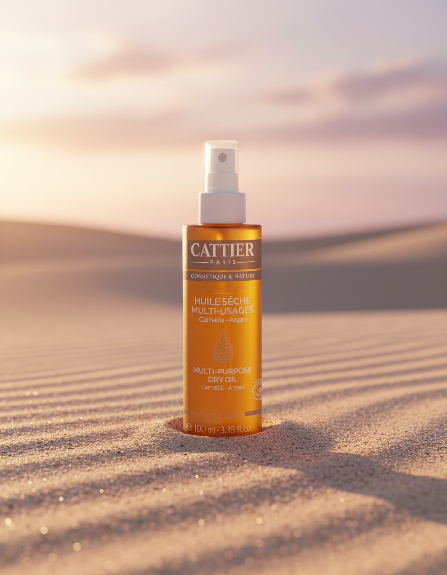 Cattier Aceite Seco Multiusos para Cuerpo, Cara y Cabello Sublime Alchimie 100ml