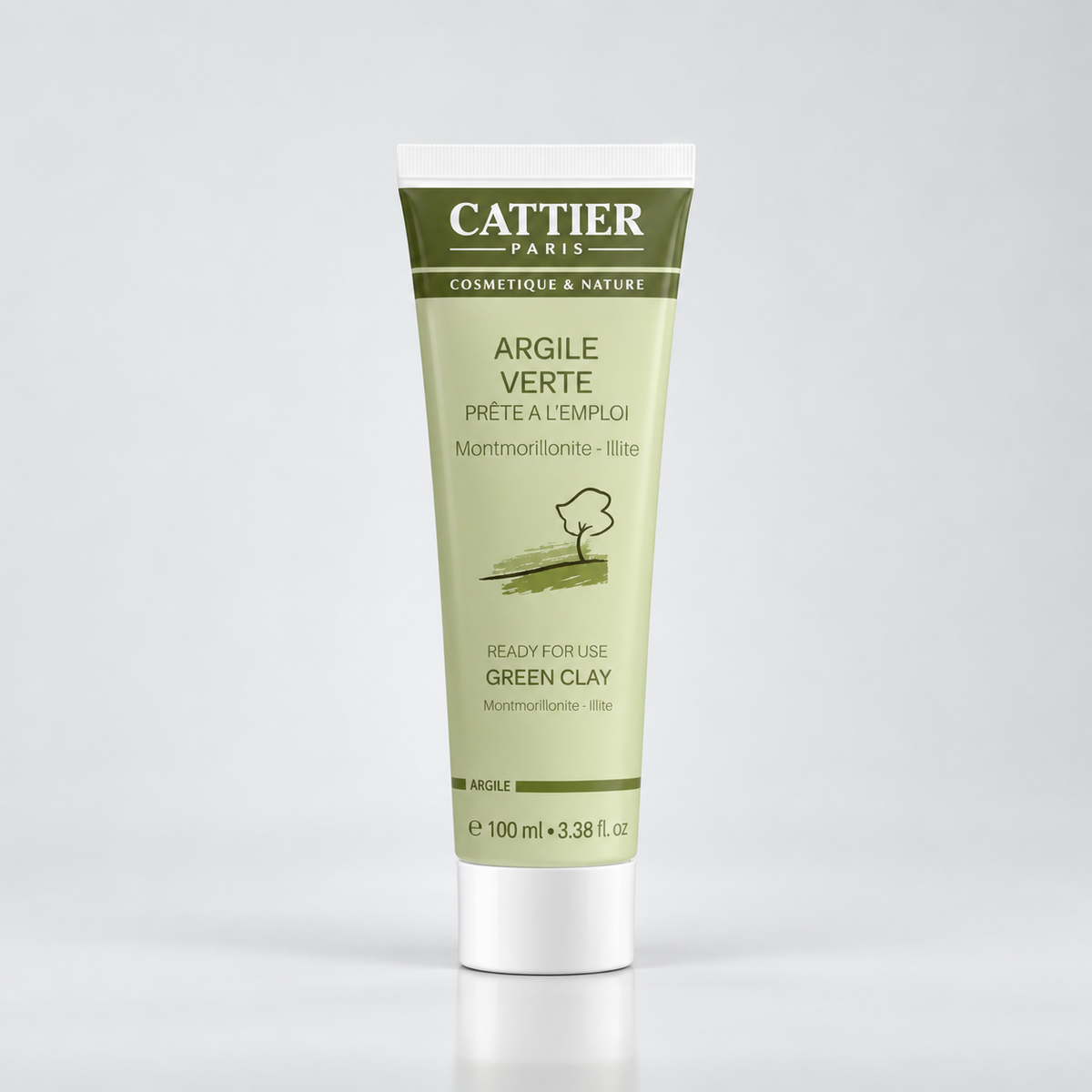 Cattier Arcilla Verde Lista para Usar 100ml - CATTIER - cosmética natural