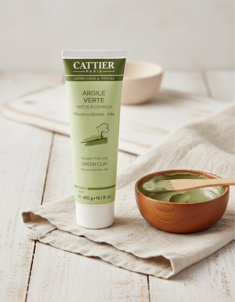 Cattier Arcilla Verde Lista para Usar 400gr