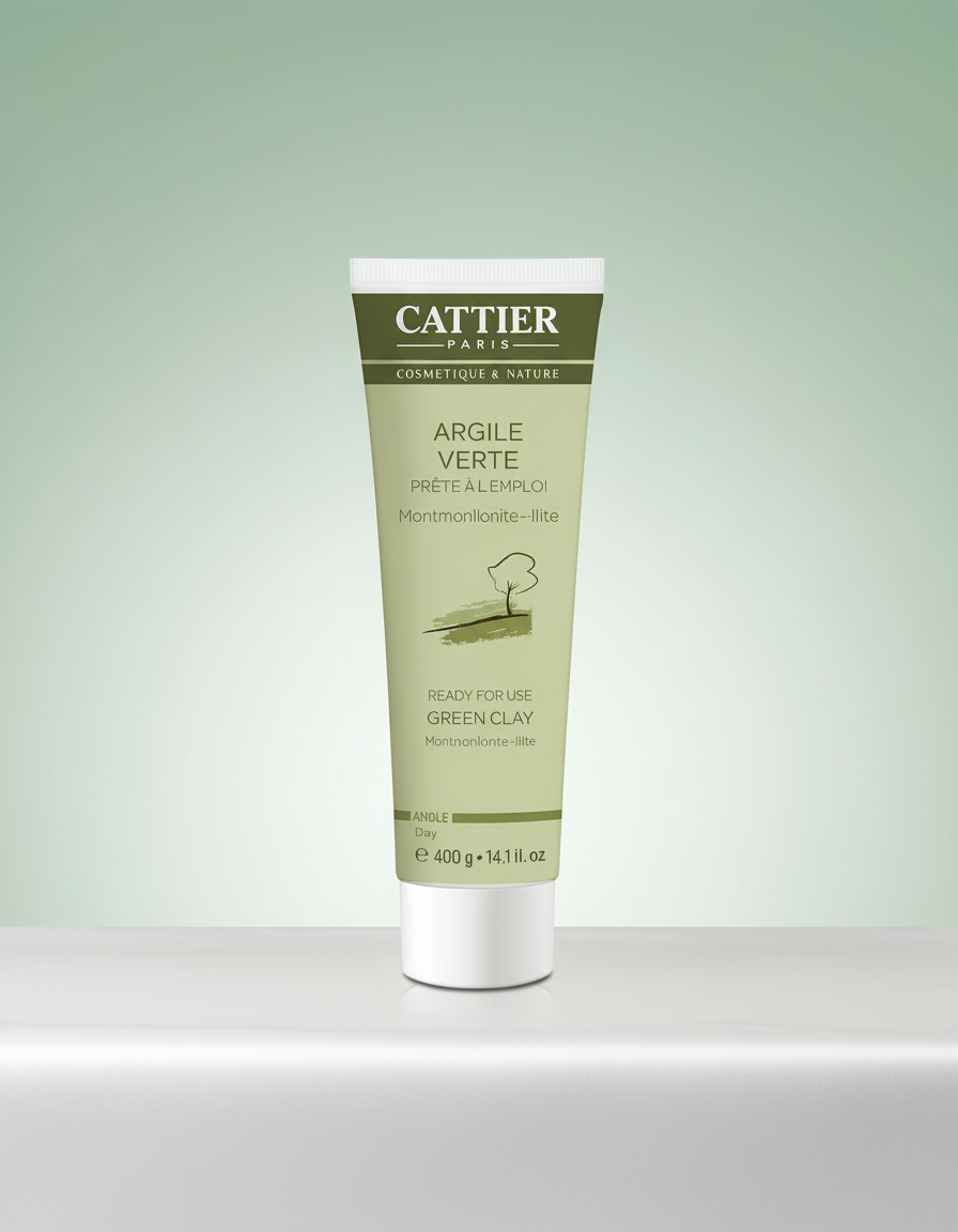 Cattier Arcilla Verde Lista para Usar 400gr