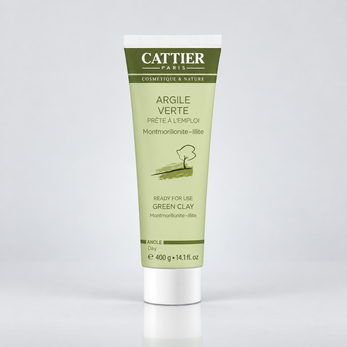 Cattier Arcilla Verde Lista para Usar 400gr - CATTIER - cosmética natural