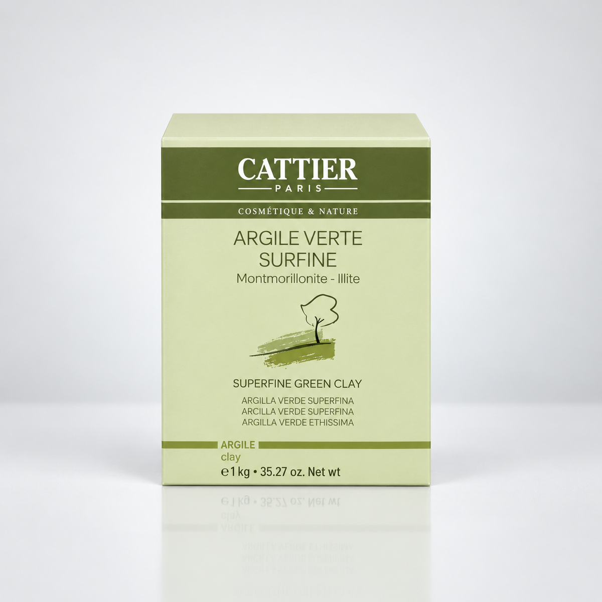 Cattier Arcilla Verde Superfina 1Kg - CATTIER - cosmética natural