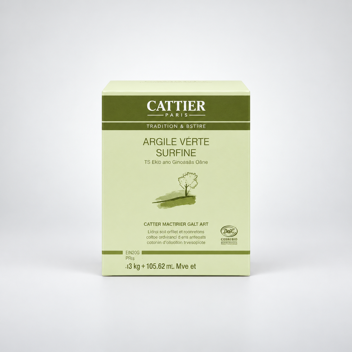 Cattier Arcilla Verde Superfina 3Kg - CATTIER - cosmética natural