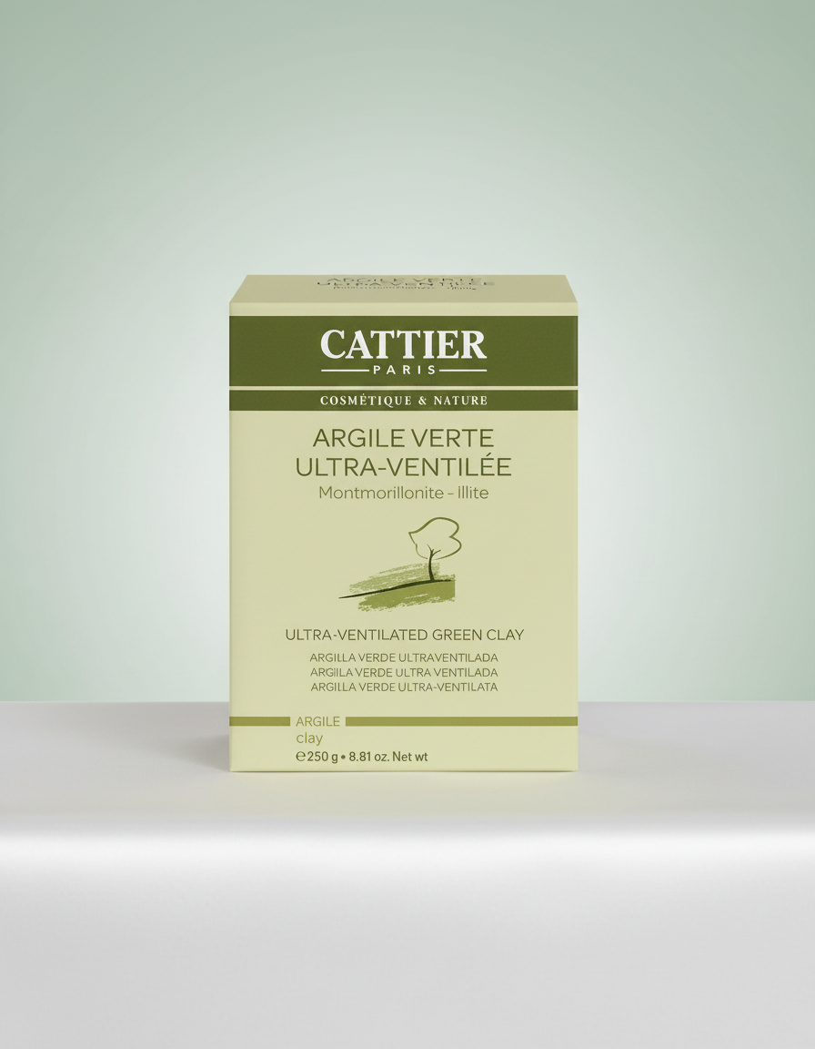 Cattier Arcilla Verde Ultraventilada 250gr