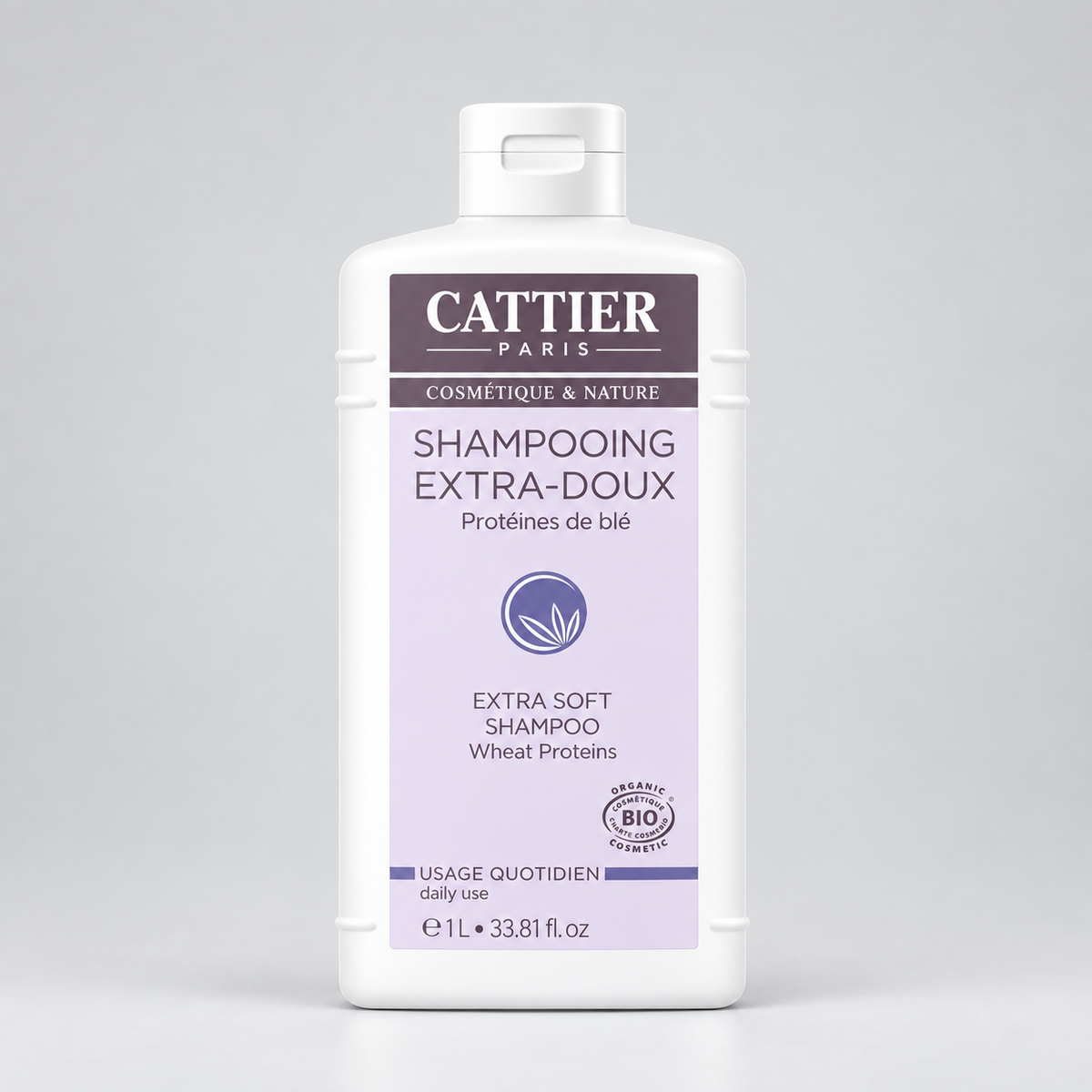 Cattier Champu Extra Suave para Uso Diario 1lt - CATTIER - cosmética natural