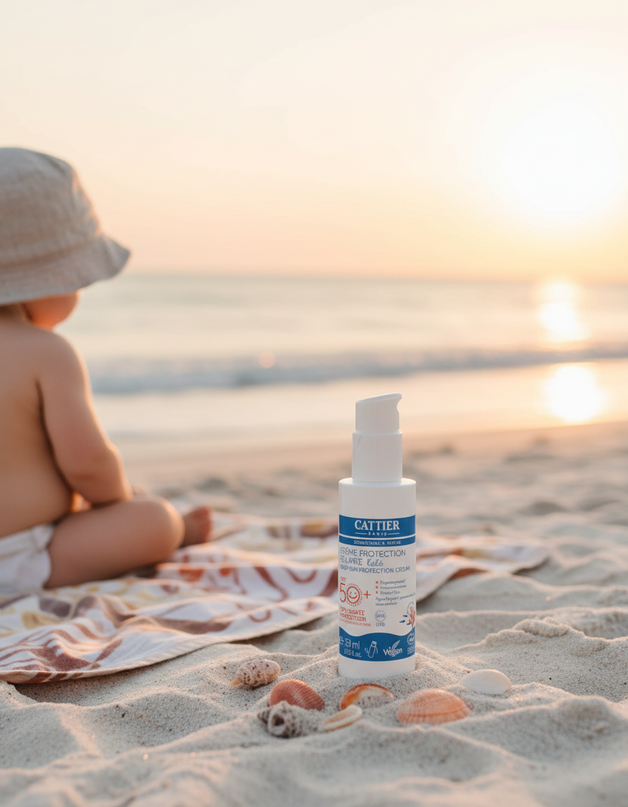 Cattier Crema Protectora Solar para Bebe SPF50+ 50ml