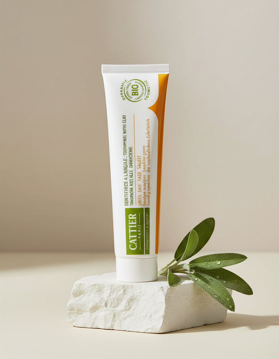 Cattier Dentifrico Dentargile con Arcilla y Salvia para Encias Sensibles 75ml